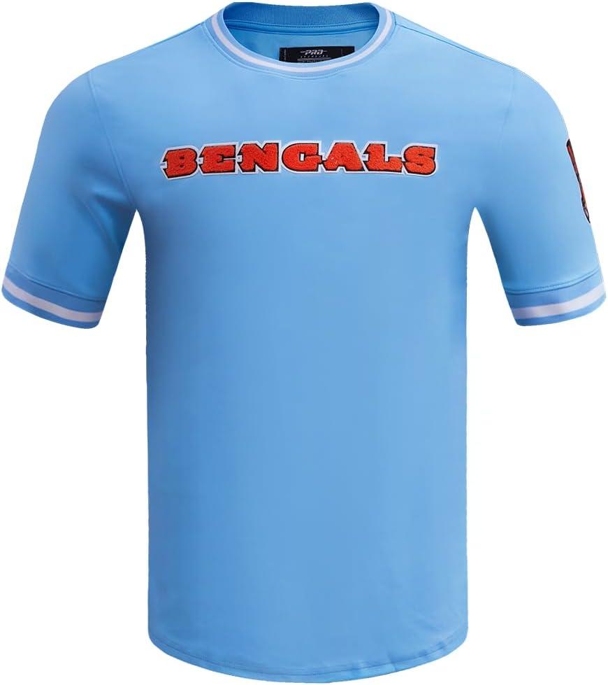 imagePro Standard Mens NFL Classic Chenille Short Sleeve TeeUniversity Blue