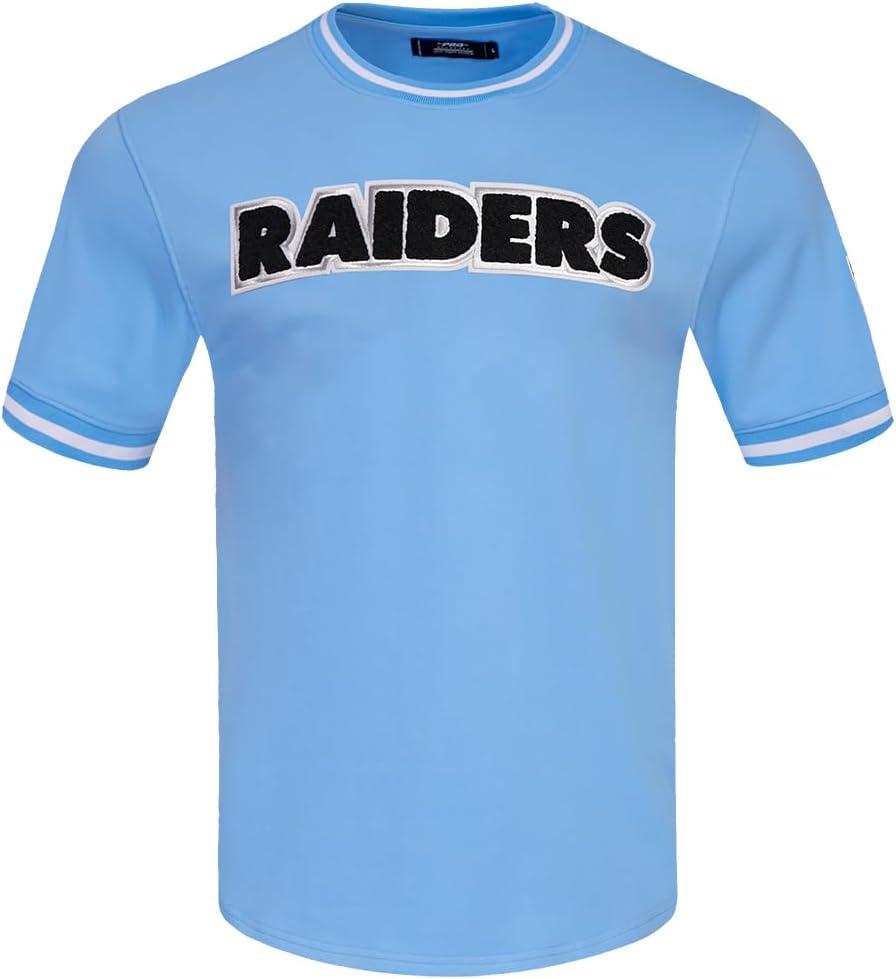 imagePro Standard Mens NFL Classic Chenille Short Sleeve TeeUniversity Blue