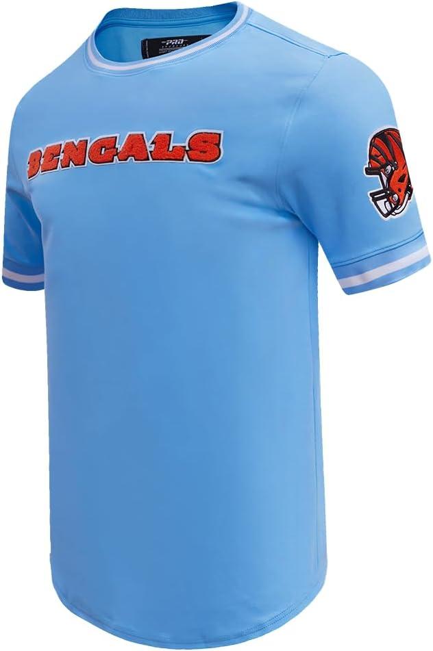 imagePro Standard Mens NFL Classic Chenille Short Sleeve TeeUniversity Blue