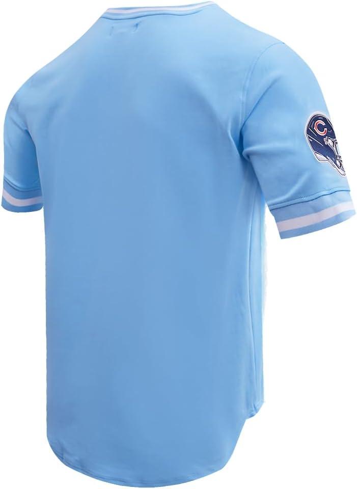 imagePro Standard Mens NFL Classic Chenille Short Sleeve TeeUniversity Blue