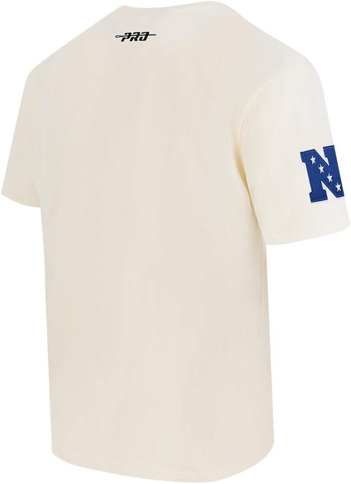 imagePro Standard Mens NFL Detroit Lions Chromatic Short Sleeve Tee Eggshell L