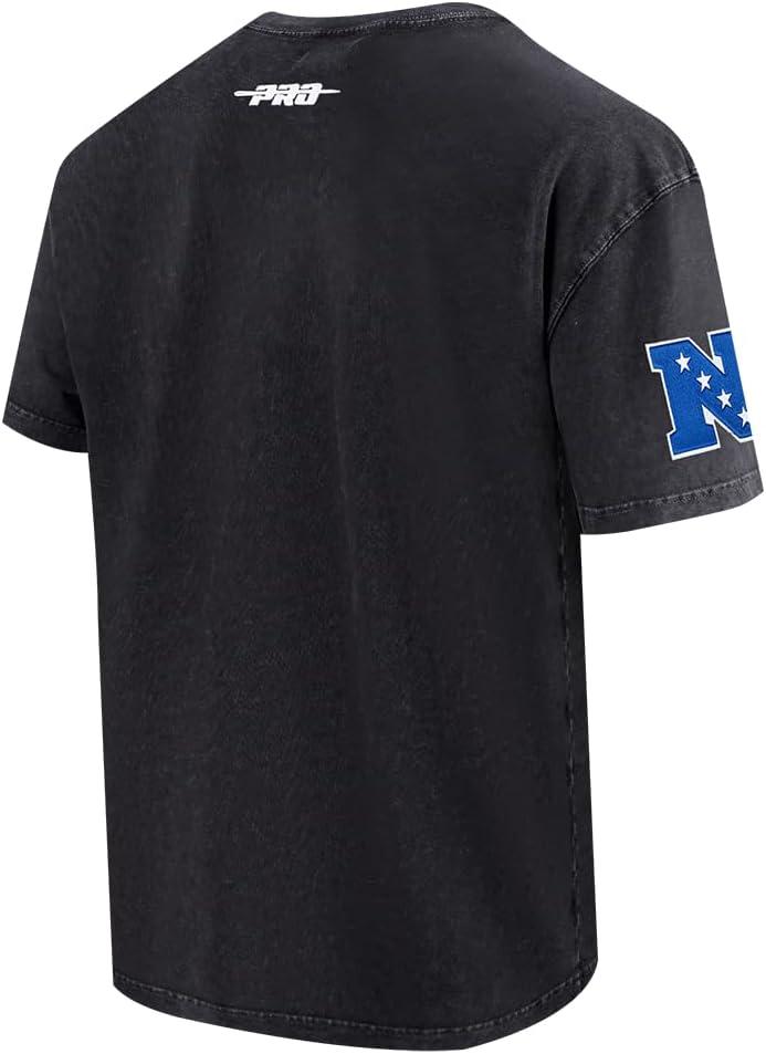 imagePro Standard Mens NFL Detroit Lions Chromatic Short Sleeve Tee Washed Black S