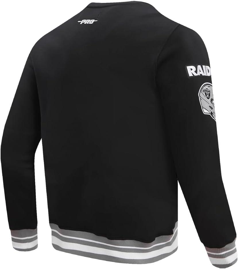 imagePro Standard Mens NFL Mash Up Brushed Back French Terry Crewneck SweatshirtBlack