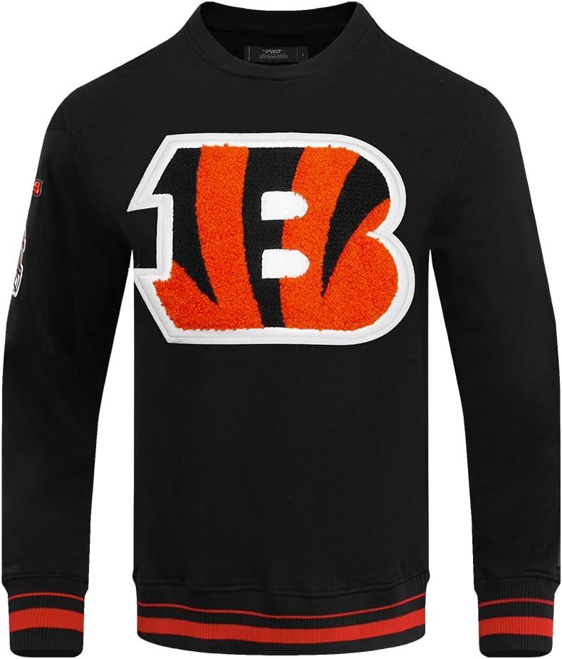 imagePro Standard Mens NFL Mash Up Brushed Back French Terry Crewneck SweatshirtBlack