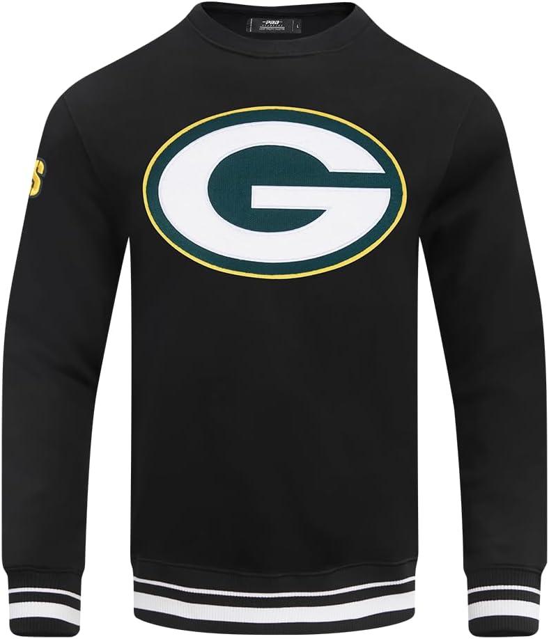 imagePro Standard Mens NFL Mash Up Brushed Back French Terry Crewneck SweatshirtBlack