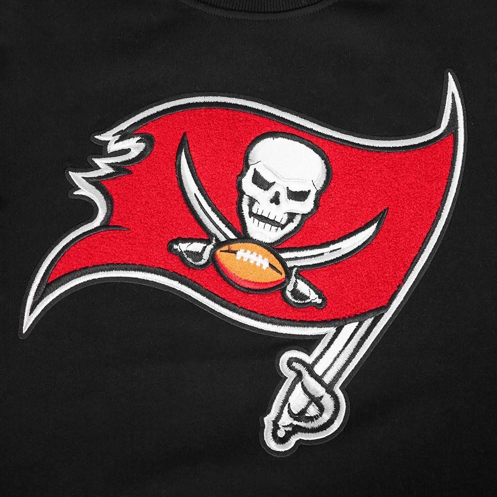 imagePro Standard Mens NFL Mash Up Brushed Back French Terry Crewneck SweatshirtBlack
