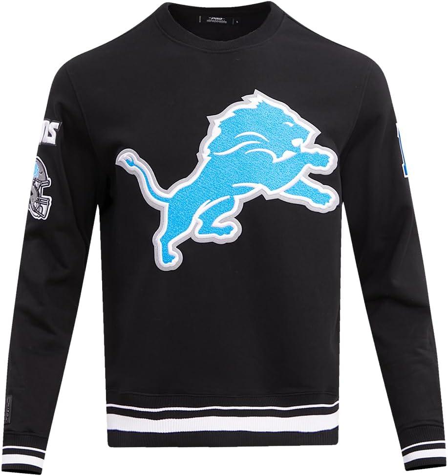 imagePro Standard Mens NFL Mash Up Brushed Back French Terry Crewneck SweatshirtBlack