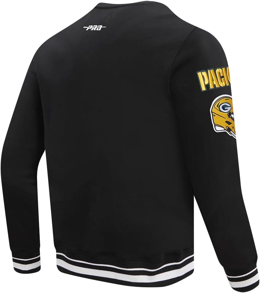 imagePro Standard Mens NFL Mash Up Brushed Back French Terry Crewneck SweatshirtBlack