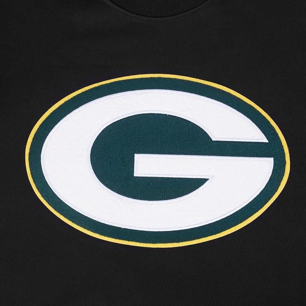 imagePro Standard Mens NFL Mash Up Brushed Back French Terry Crewneck SweatshirtBlack