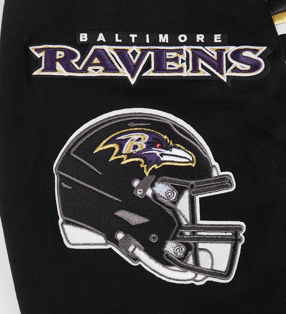 imagePro Standard Mens NFL Mash Up Brushed Back French Terry Crewneck SweatshirtBlack