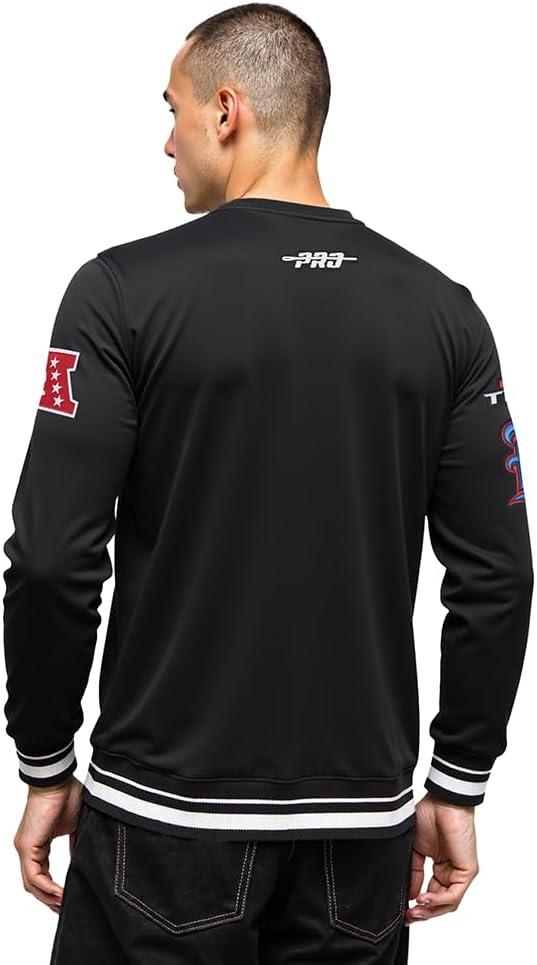 imagePro Standard Mens NFL Mash Up Brushed Back French Terry Crewneck SweatshirtBlack