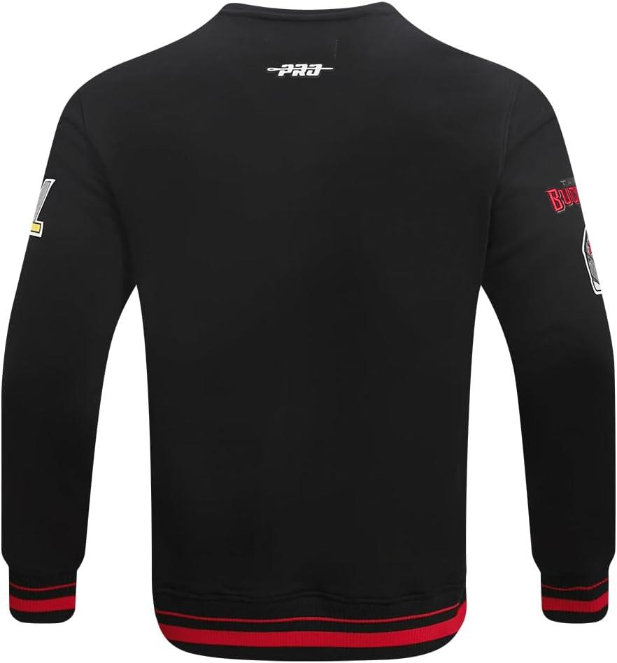 imagePro Standard Mens NFL Mash Up Brushed Back French Terry Crewneck SweatshirtBlack