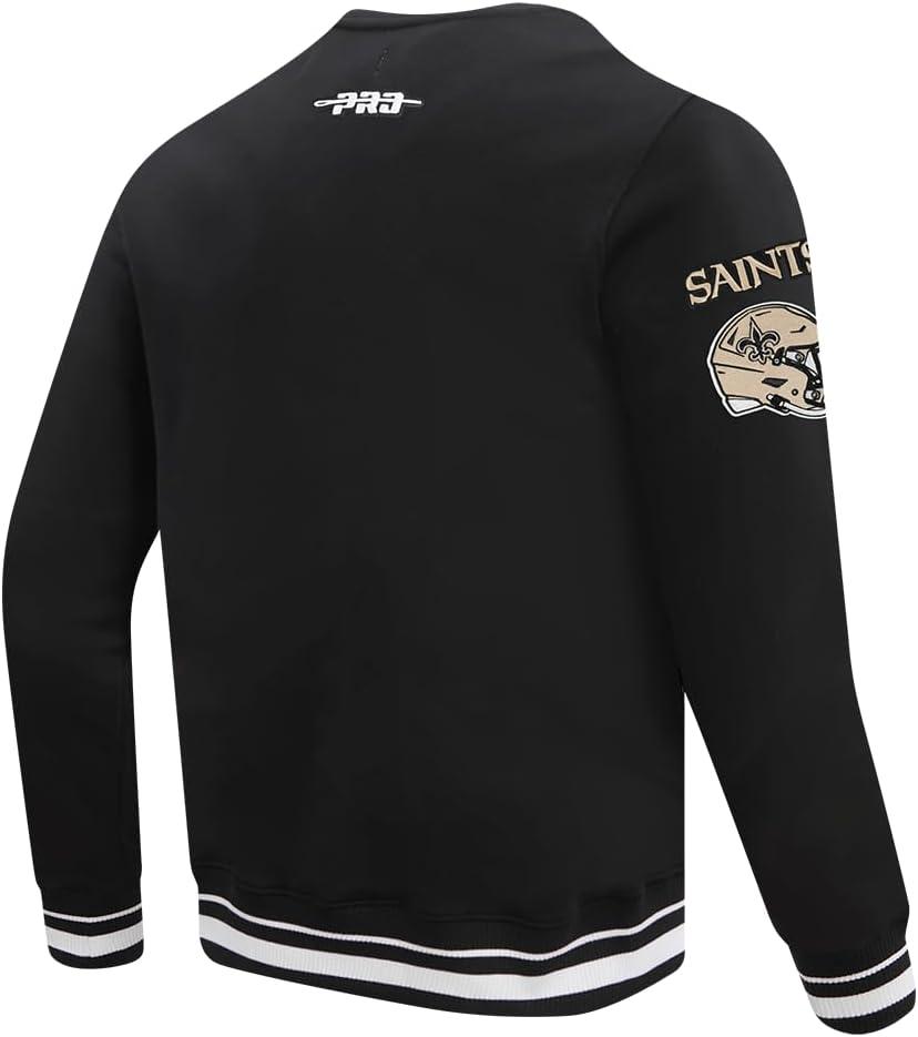 imagePro Standard Mens NFL Mash Up Brushed Back French Terry Crewneck SweatshirtBlack