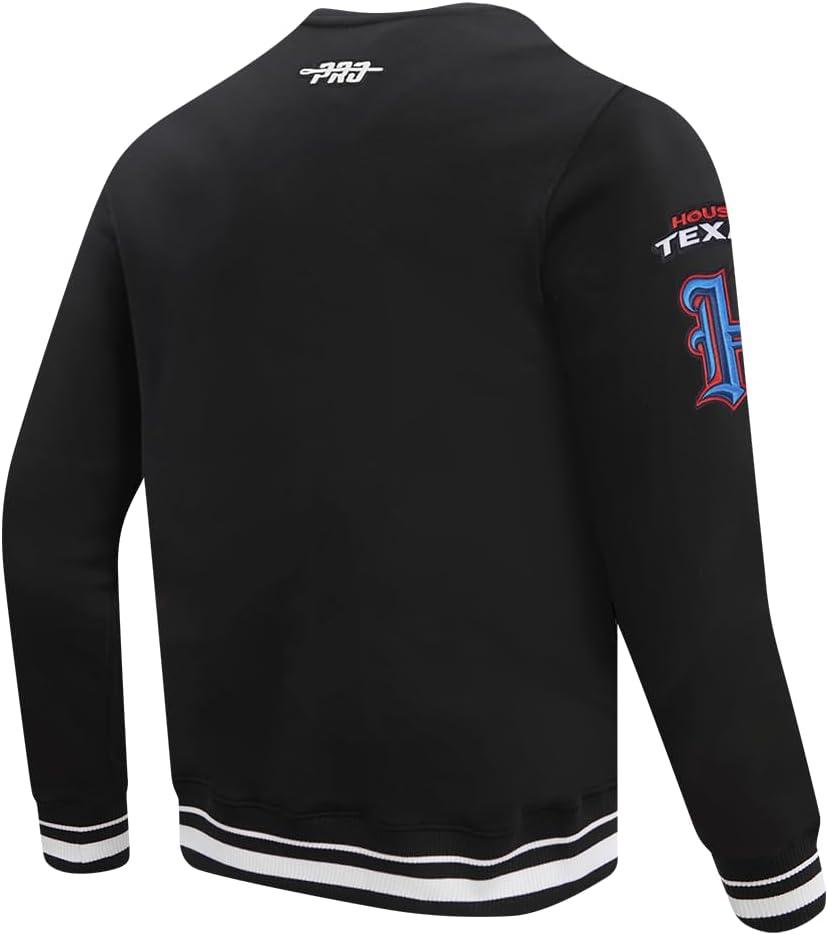 imagePro Standard Mens NFL Mash Up Brushed Back French Terry Crewneck SweatshirtBlack