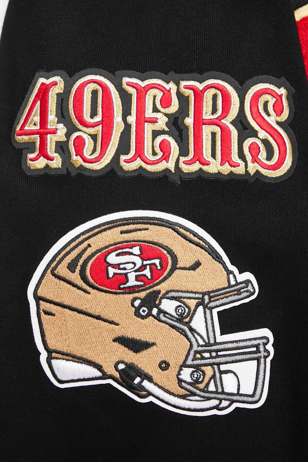 imagePro Standard Mens NFL Mash Up Brushed Back French Terry Crewneck SweatshirtBlack
