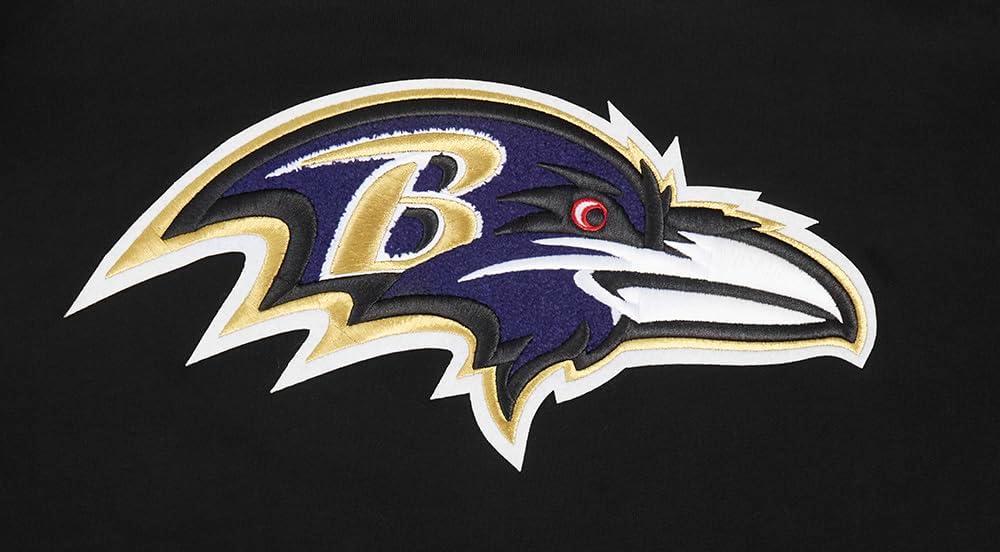 imagePro Standard Mens NFL Mash Up Brushed Back French Terry Crewneck SweatshirtBlack