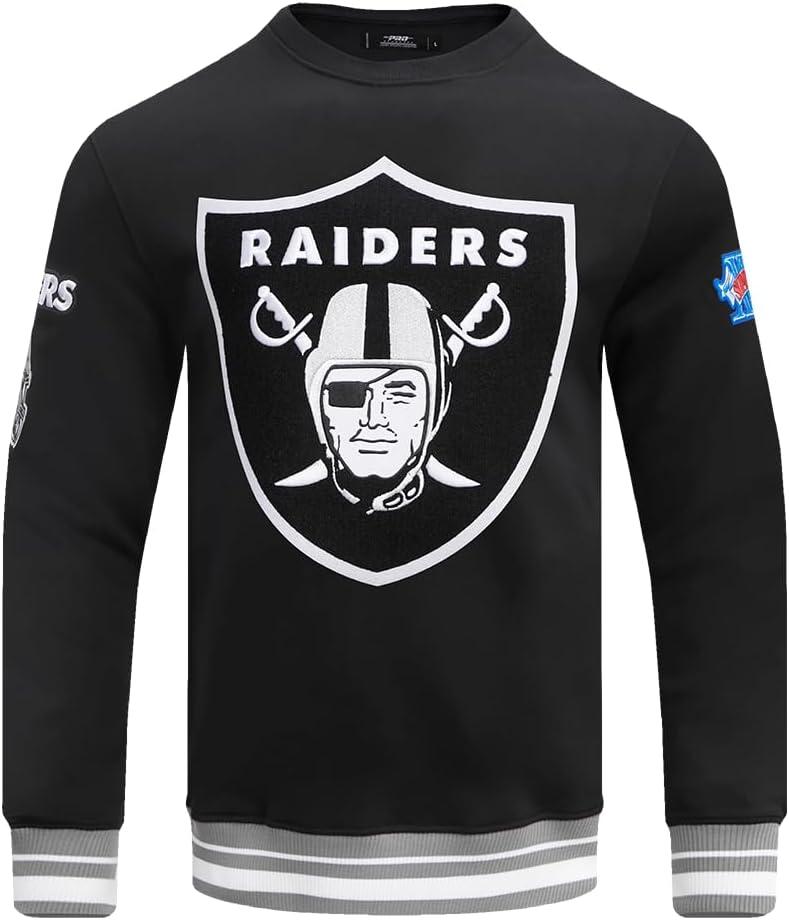 imagePro Standard Mens NFL Mash Up Brushed Back French Terry Crewneck SweatshirtBlack