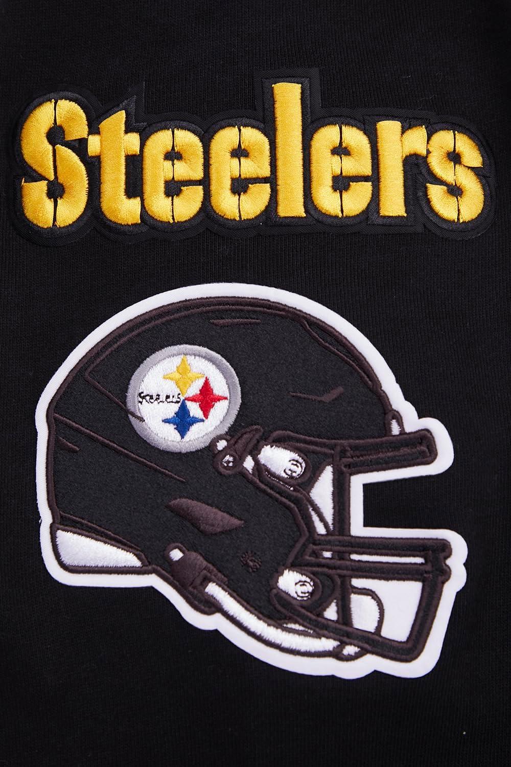 imagePro Standard Mens NFL Mash Up Brushed Back French Terry Crewneck SweatshirtBlack