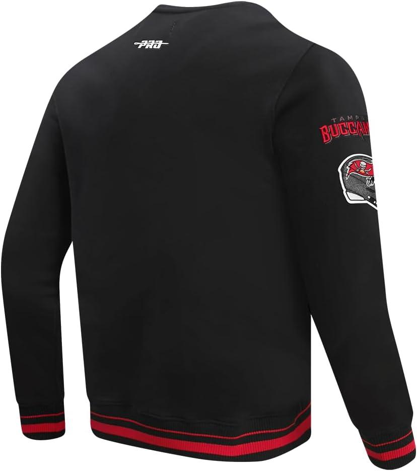 imagePro Standard Mens NFL Mash Up Brushed Back French Terry Crewneck SweatshirtBlack