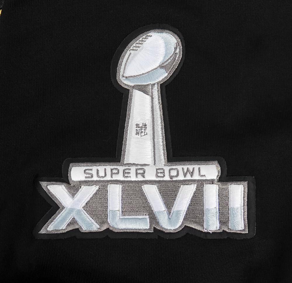 imagePro Standard Mens NFL Mash Up Brushed Back French Terry Crewneck SweatshirtBlack
