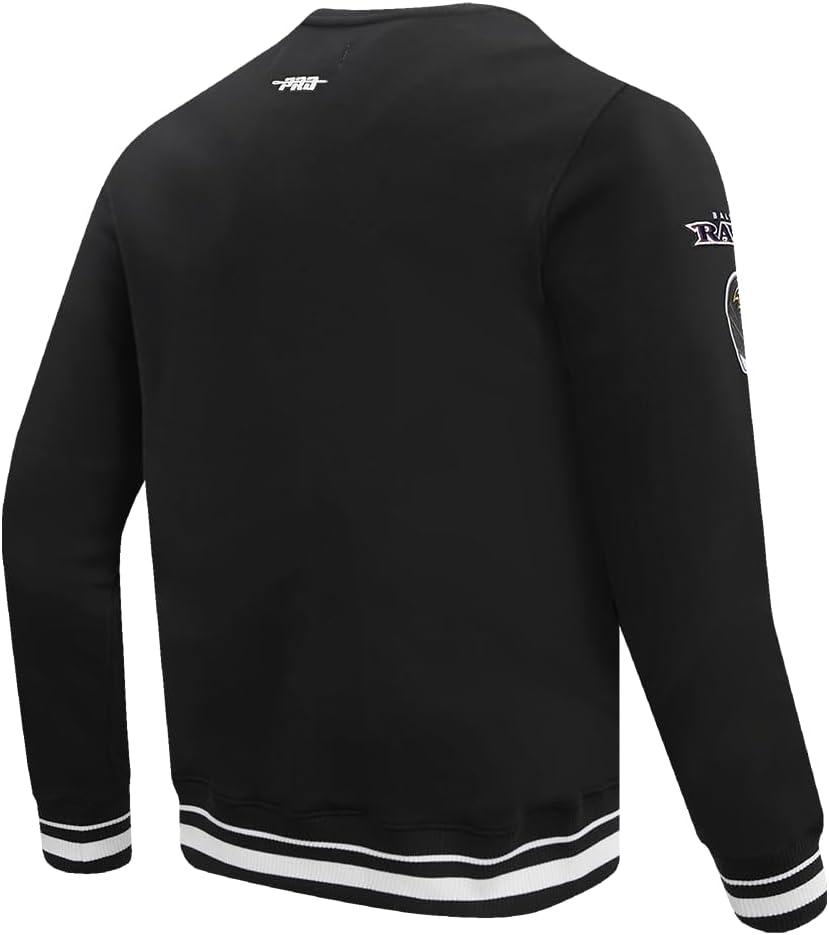 imagePro Standard Mens NFL Mash Up Brushed Back French Terry Crewneck SweatshirtBlack