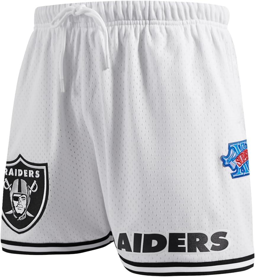 imagePro Standard Mens NFL Mesh ShortWhiteBlackWhite