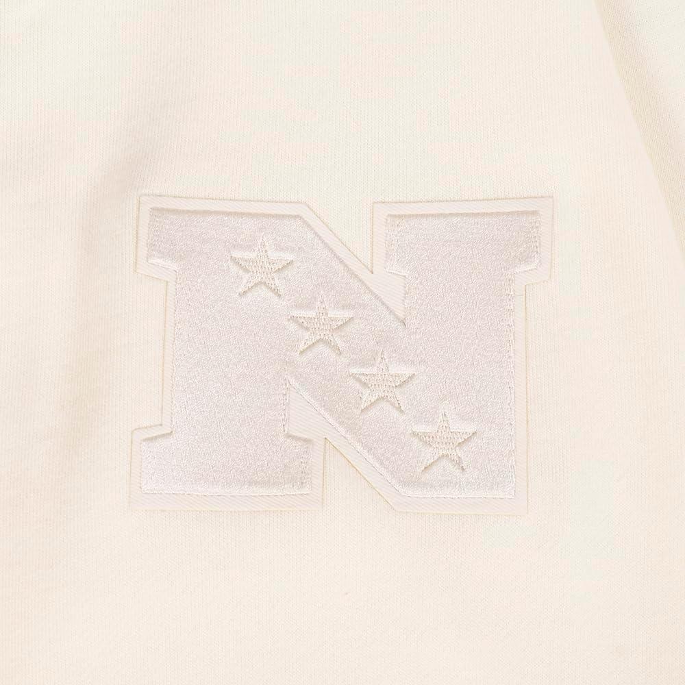 imagePro Standard Mens NFL Neutral Fleece Crewneck SweatshirtOffwhite