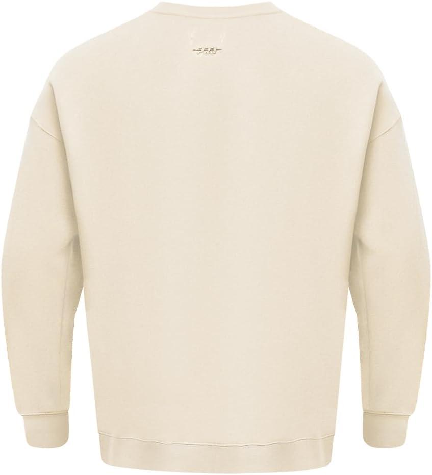 imagePro Standard Mens NFL Neutral Fleece Crewneck SweatshirtOffwhite