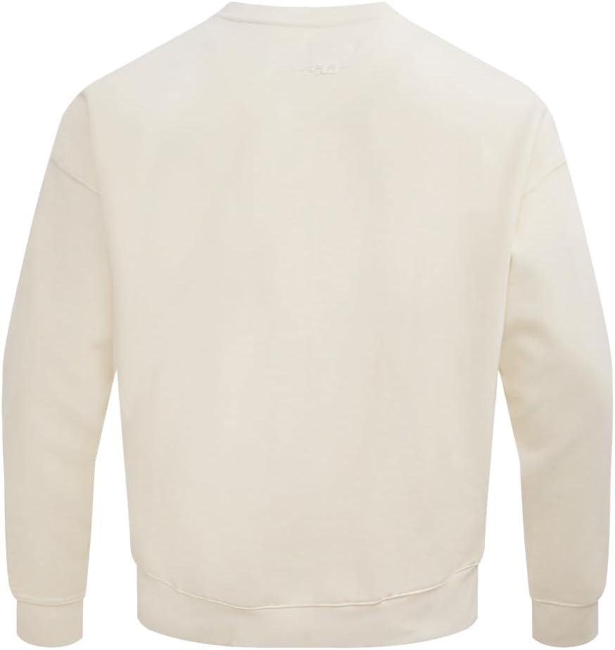 imagePro Standard Mens NFL Neutral Fleece Crewneck SweatshirtOffwhite