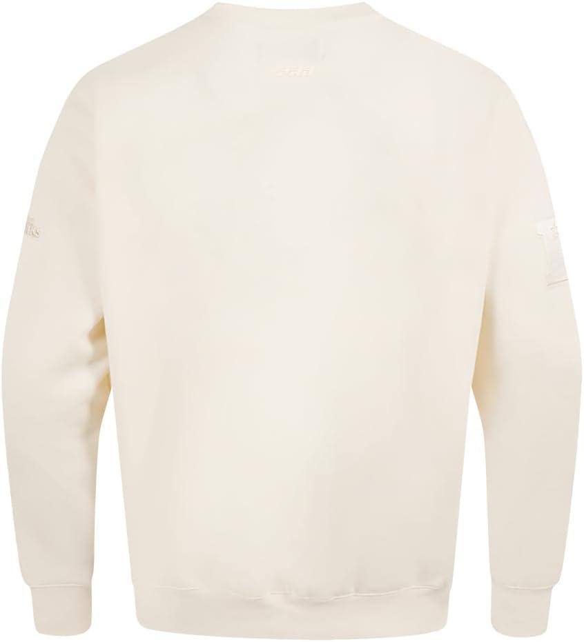 imagePro Standard Mens NFL Neutral Fleece Crewneck SweatshirtOffwhite