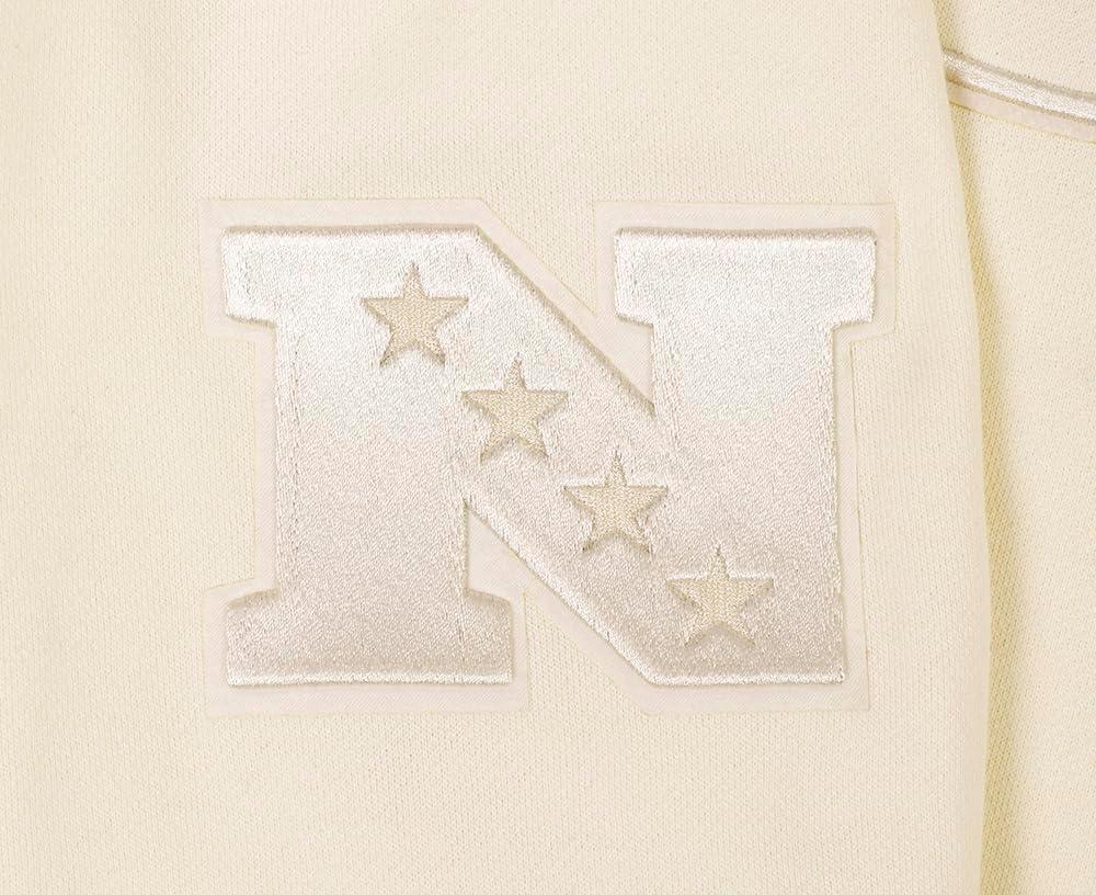 imagePro Standard Mens NFL Neutral Fleece Crewneck SweatshirtOffwhite