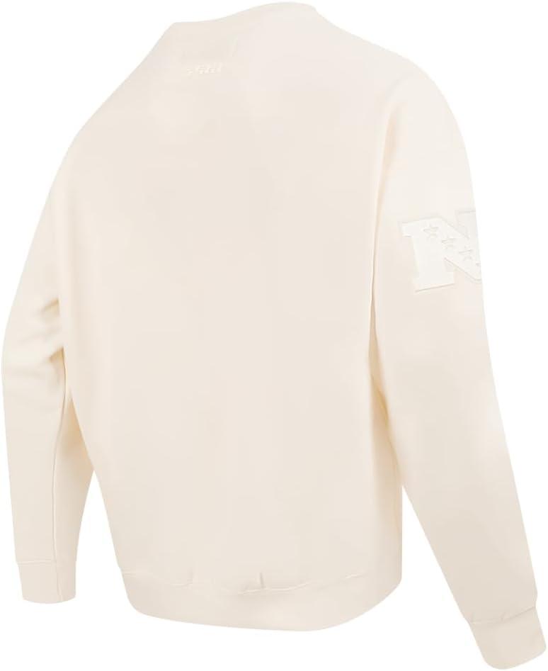 imagePro Standard Mens NFL Neutral Fleece Crewneck SweatshirtOffwhite