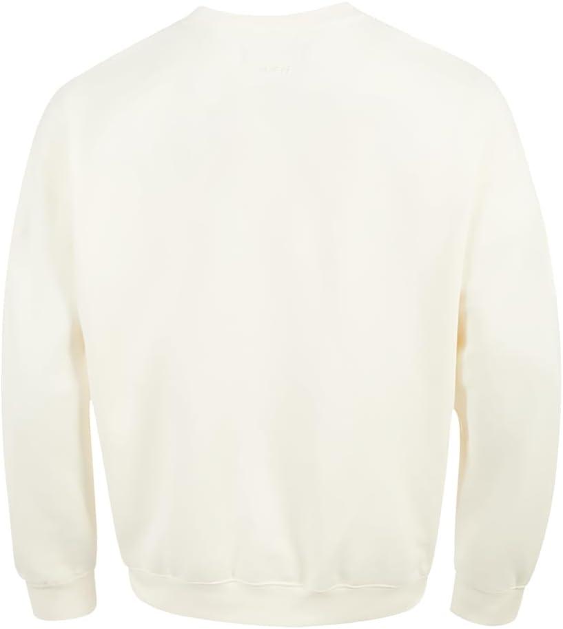 imagePro Standard Mens NFL Neutral Fleece Crewneck SweatshirtOffwhite