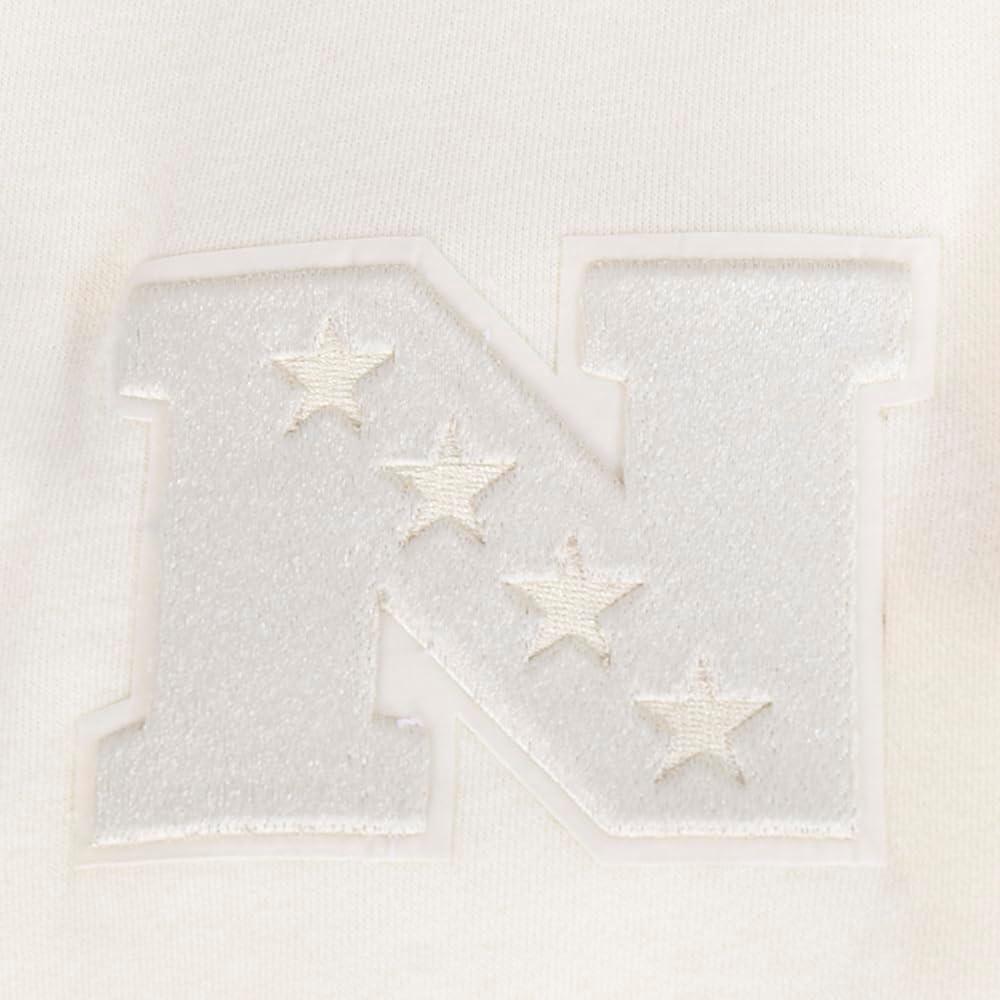 imagePro Standard Mens NFL Neutral Fleece Crewneck SweatshirtOffwhite