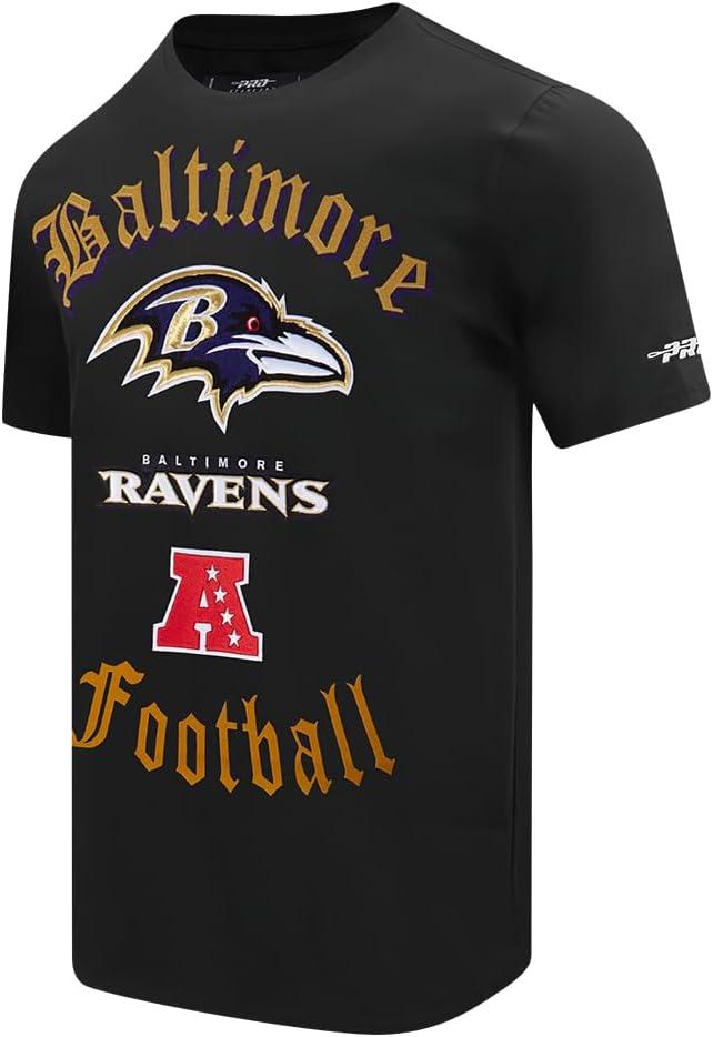 imagePro Standard Mens NFL Old English Short Sleeve TeeBlack