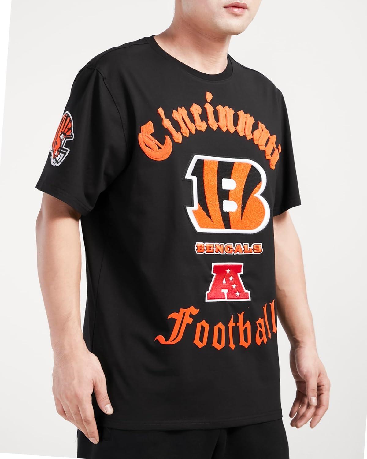 imagePro Standard Mens NFL Old English Short Sleeve TeeBlack