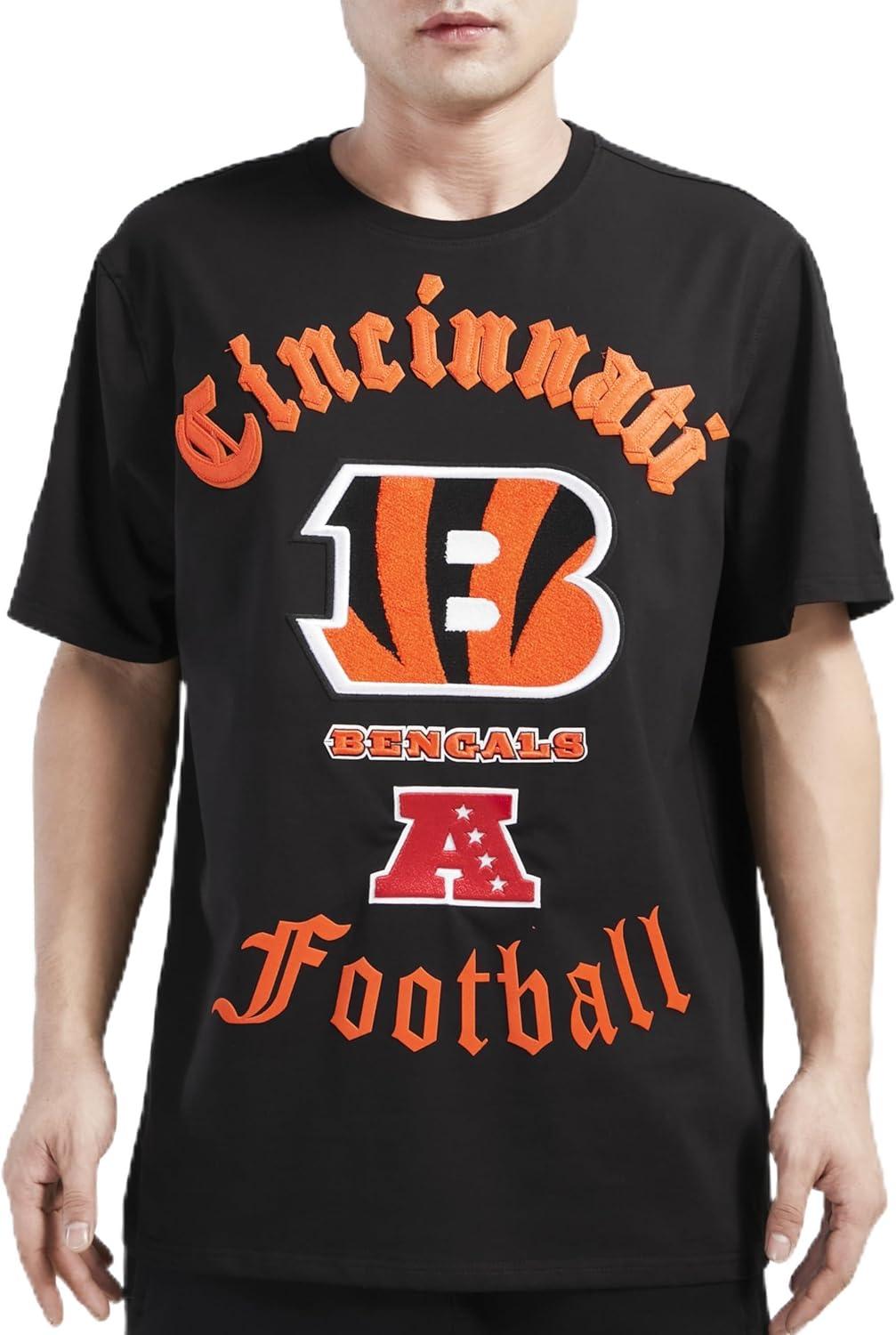 imagePro Standard Mens NFL Old English Short Sleeve TeeBlack