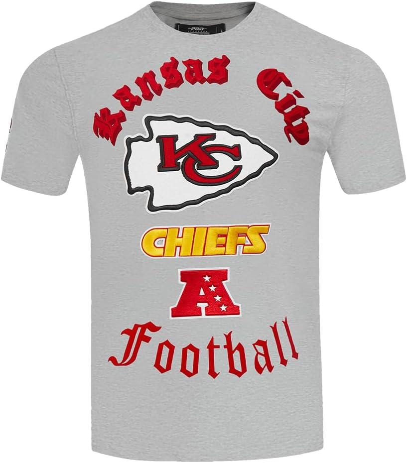 imagePro Standard Mens NFL Old English Short Sleeve TeeHeather Grey