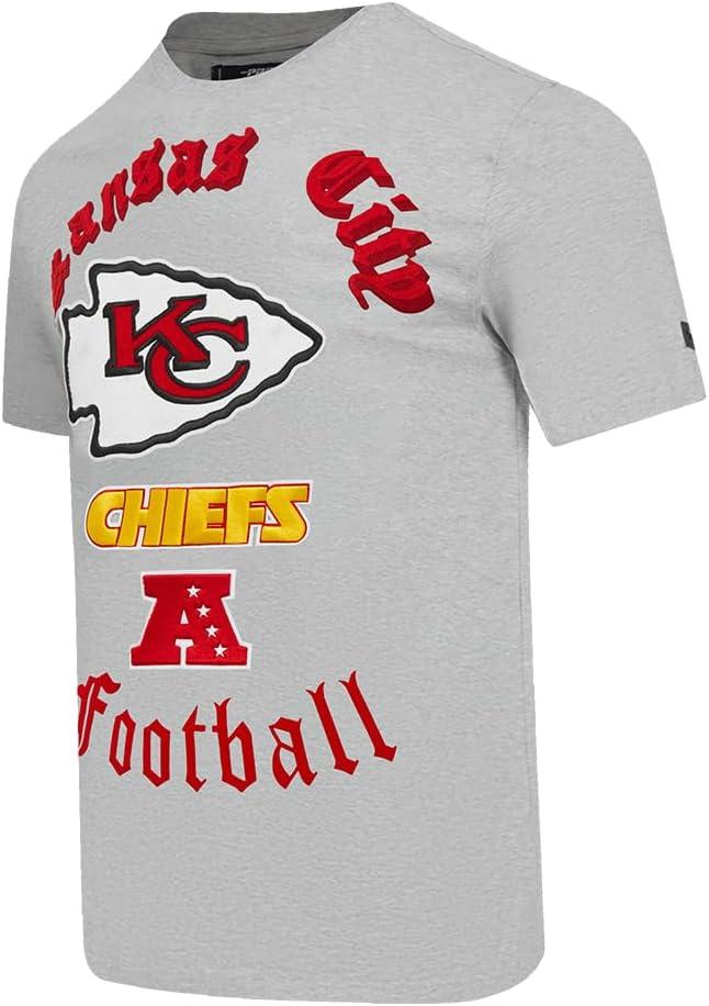 imagePro Standard Mens NFL Old English Short Sleeve TeeHeather Grey