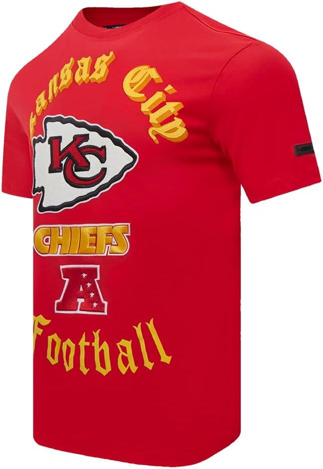 imagePro Standard Mens NFL Old English Short Sleeve TeeRed