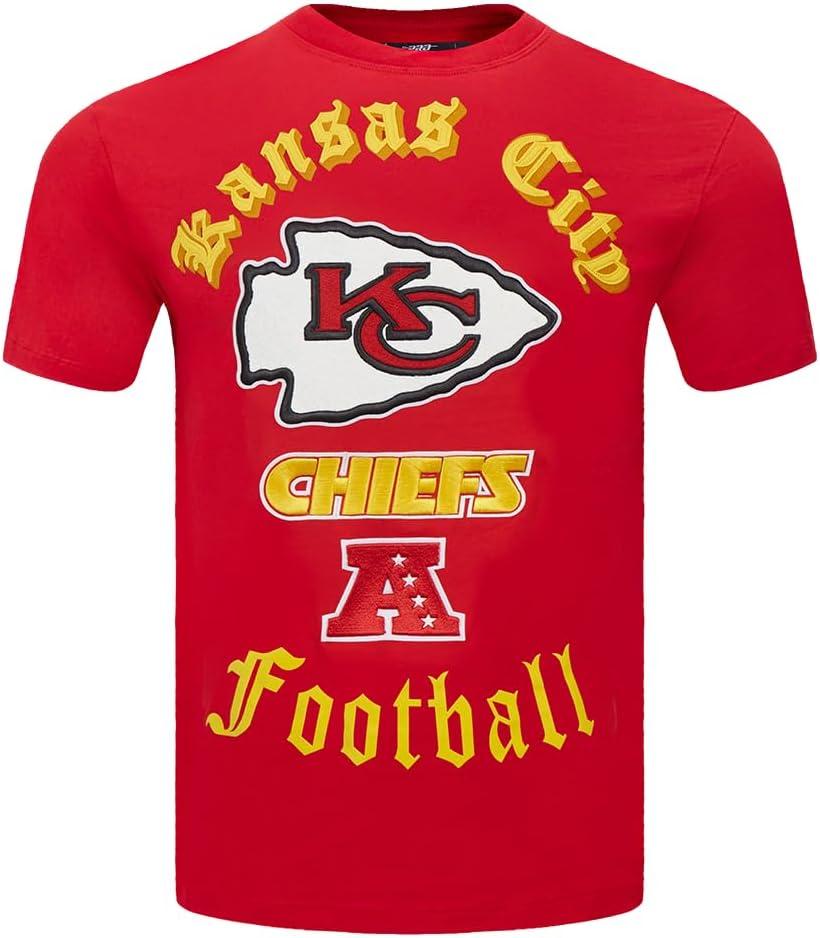 imagePro Standard Mens NFL Old English Short Sleeve TeeRed