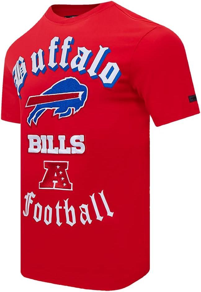 imagePro Standard Mens NFL Old English Short Sleeve TeeRed