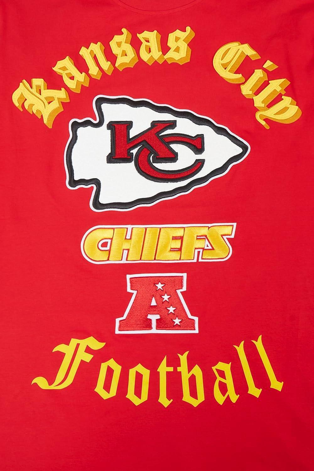 imagePro Standard Mens NFL Old English Short Sleeve TeeRed