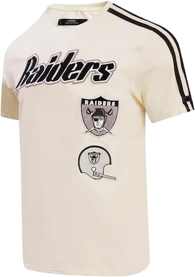 imagePro Standard Mens NFL Retro Classics Taping TeeEggshell Black