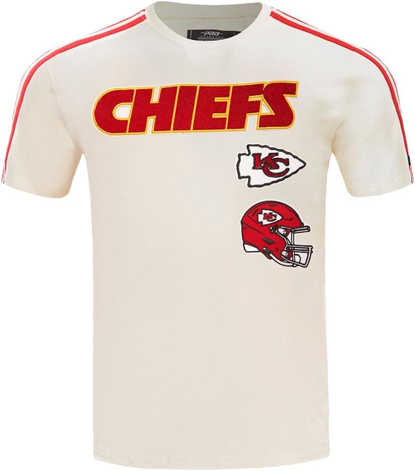 imagePro Standard Mens NFL Retro Classics Taping TeeEggshell Red