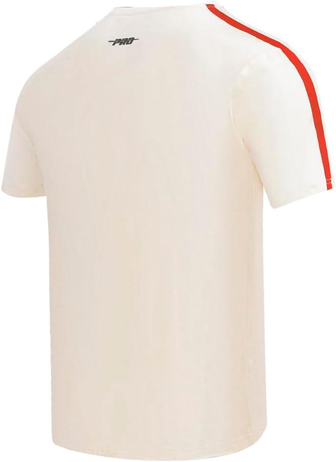 imagePro Standard Mens NFL Retro Classics Taping TeeEggshell Red