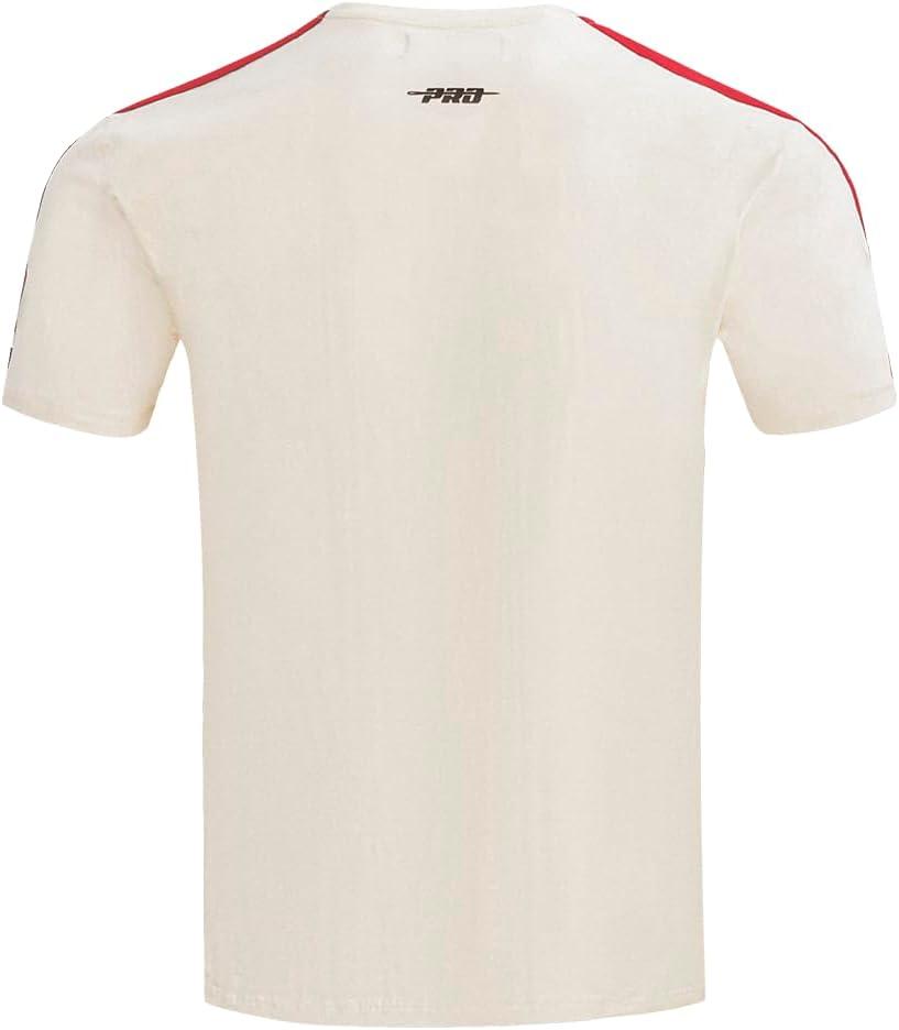 imagePro Standard Mens NFL Retro Classics Taping TeeEggshell Red