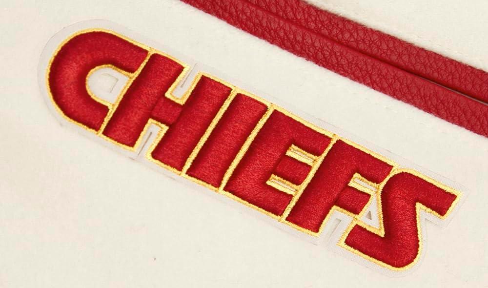 imagePro Standard Mens NFL Retro Classics Varsity JacketOffwhite