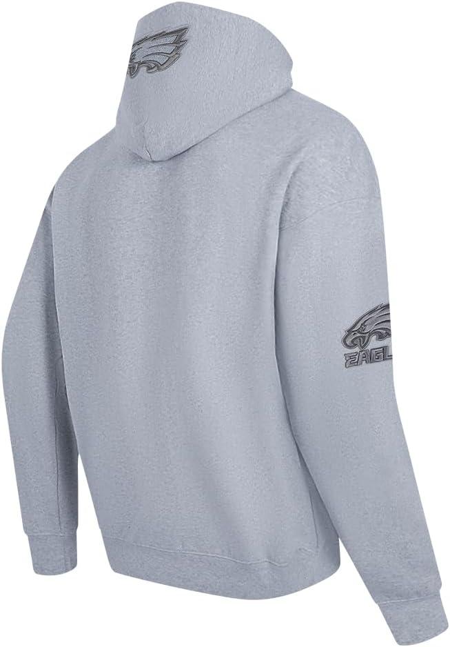 imagePro Standard Mens NFL Reverse French Terry Brushed Back French Terry Pull Over HoodieGrey