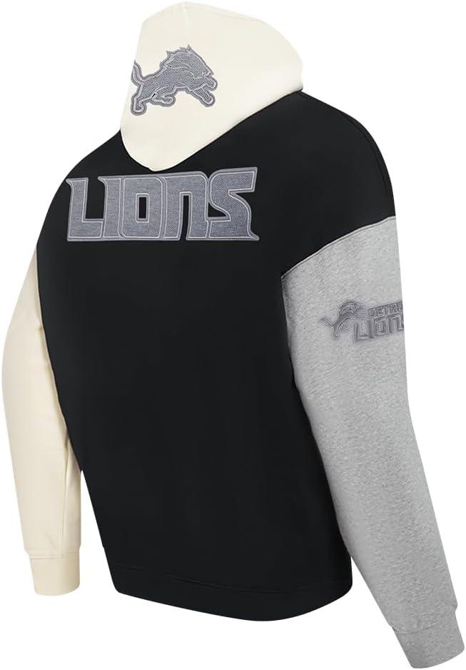 imagePro Standard Mens NFL Reverse French Terry Fleece Pull Over HoodieBlack